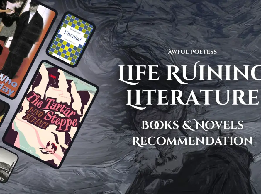 6 Books to ruin your mental health